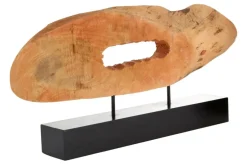 Statues & Sculptures Table Top|Abstract^Oval Essence 32cm Wood Indoor Sculpture