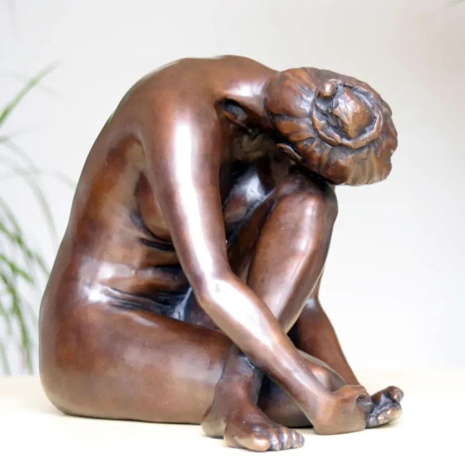 Statues & Sculptures Figurative|Table Top^Pause In The Dance Figurine Bronze Indoor Sculpture
