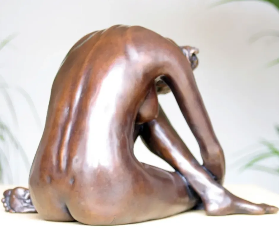 Statues & Sculptures Figurative|Table Top^Pause In The Dance Figurine Bronze Indoor Sculpture