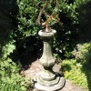 Statues & Sculptures Armillary Sundials^Pedestal Grand Armillary Stone Garden Sundial