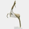Statues & Sculptures Giant|Floor Standing^Phantom Deer 200cm Gold Metal Garden Sculpture