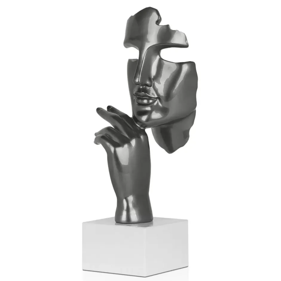 Statues & Sculptures Figurative|Table Top^Phantom Diva 45cm Anthracite Resin Indoor Sculpture