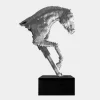 Statues & Sculptures Giant|Floor Standing^Pixel Horse 200cm Silver Metal Garden Sculpture