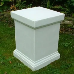 Statues & Sculptures Plinths & Pedestals^Plain 52cm Marble Resin Garden Pedestal