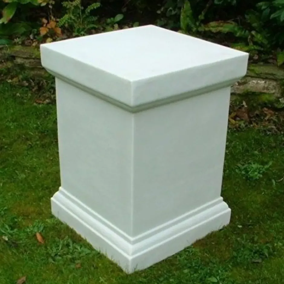 Statues & Sculptures Plinths & Pedestals^Plain 52cm Marble Resin Garden Pedestal