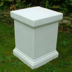 Statues & Sculptures Plinths & Pedestals^Plain 52cm Marble Resin Garden Pedestal
