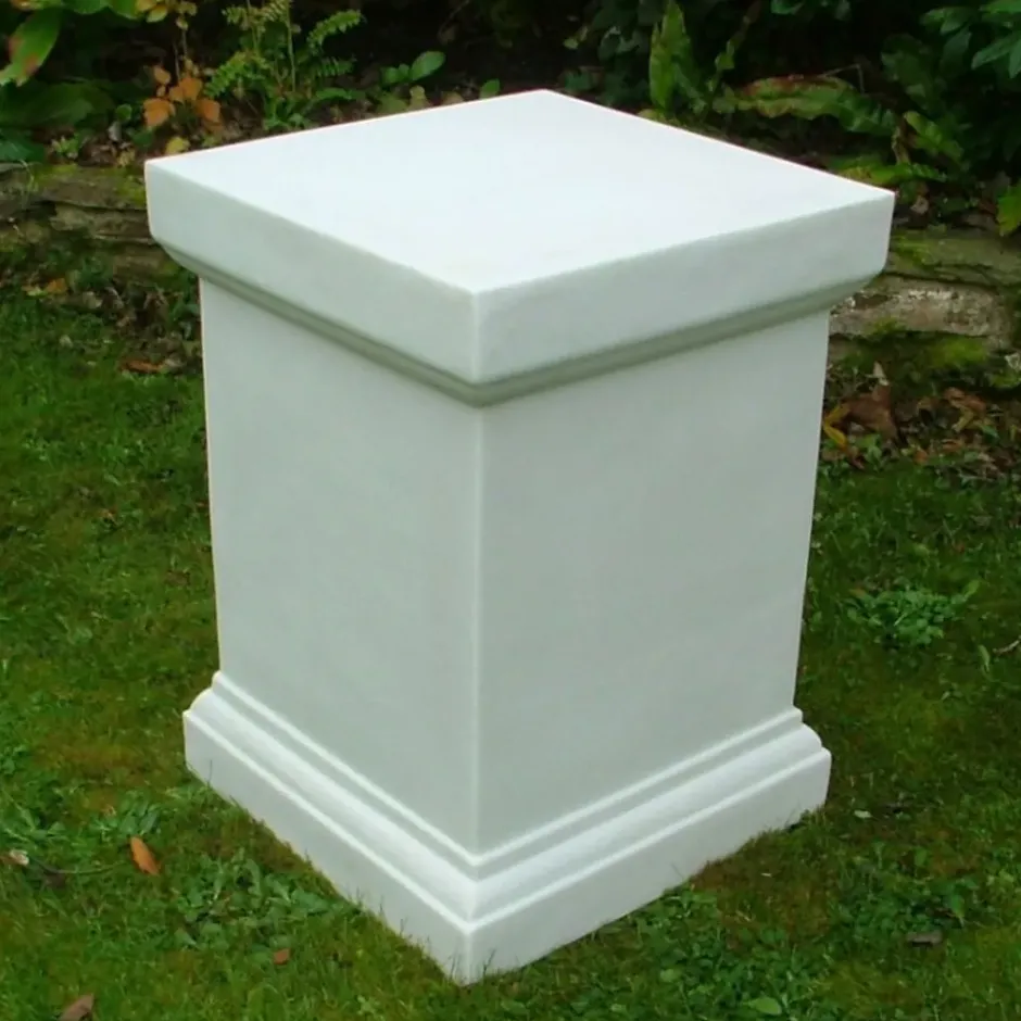Statues & Sculptures Plinths & Pedestals^Plain 52cm Marble Resin Garden Pedestal