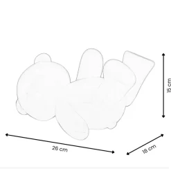 Statues & Sculptures Table Top|Animals^Playful Bear 15cm Green Resin Indoor Sculpture