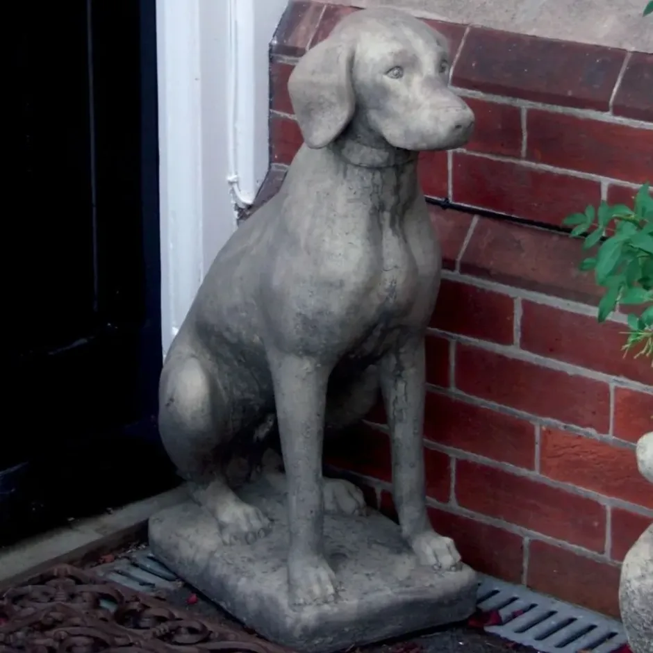 Statues & Sculptures Dogs^Pointer Dog Stone Garden Statue