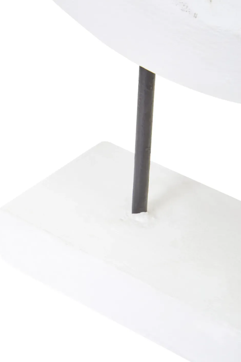 Statues & Sculptures Table Top|Abstract^Polar Perfection 43cm White Wood Indoor Sculpture