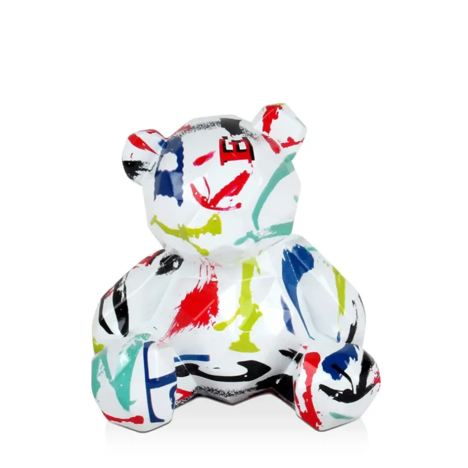 Statues & Sculptures Low Poly|Table Top^Polygon Bear 20cm Abstract Resin Indoor Sculpture