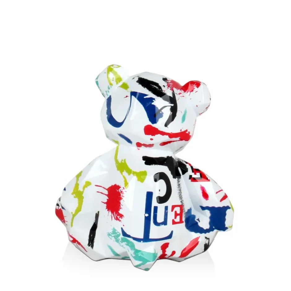 Statues & Sculptures Low Poly|Table Top^Polygon Bear 20cm Abstract Resin Indoor Sculpture