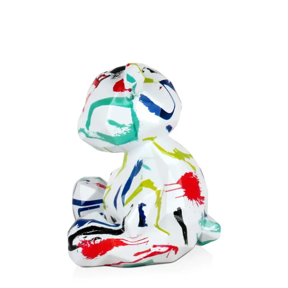 Statues & Sculptures Low Poly|Table Top^Polygon Bear 20cm Abstract Resin Indoor Sculpture