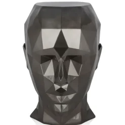 Statues & Sculptures Low Poly|Contemporary^Polygon Female Head 55cm Anthracite Side Table Sculpture