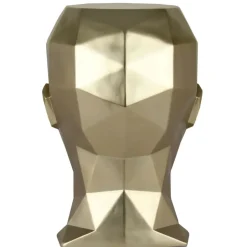 Statues & Sculptures Low Poly|Contemporary^Polygon Female Head 55cm Gold Side Table Sculpture
