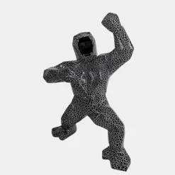 Statues & Sculptures Table Top|Floor Standing^Polygon Gorilla 50cm Lava Resin Indoor Sculpture