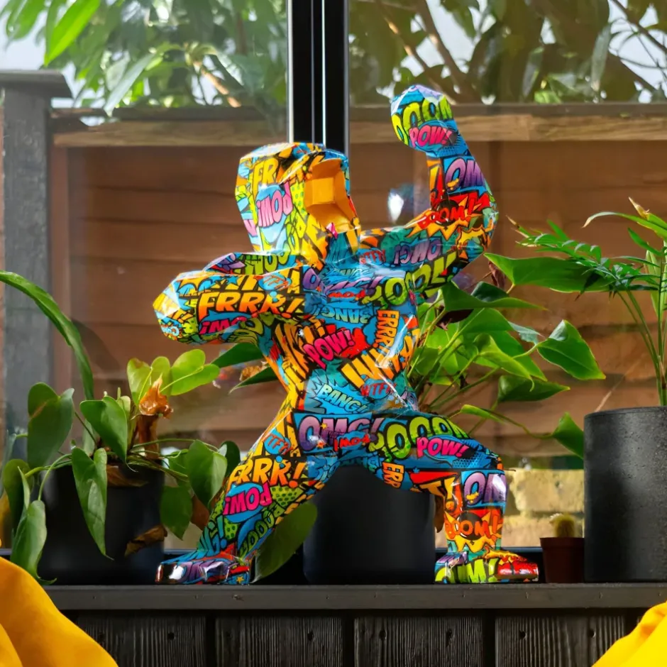 Statues & Sculptures Table Top|Floor Standing^Polygon Gorilla 50cm Pop Art Resin Indoor Sculpture