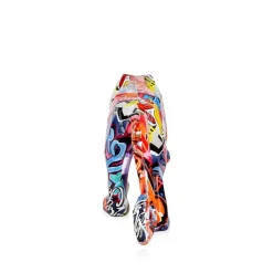 Statues & Sculptures Table Top|Graffiti^Polygon Panther 14cm Graffiti Resin Indoor Sculpture