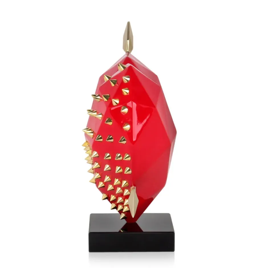 Statues & Sculptures Table Top|Low Poly^Polygon Pure Love 36cm Resin Indoor Sculpture