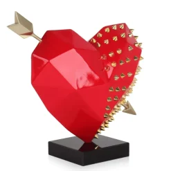 Statues & Sculptures Table Top|Low Poly^Polygon Pure Love 36cm Resin Indoor Sculpture