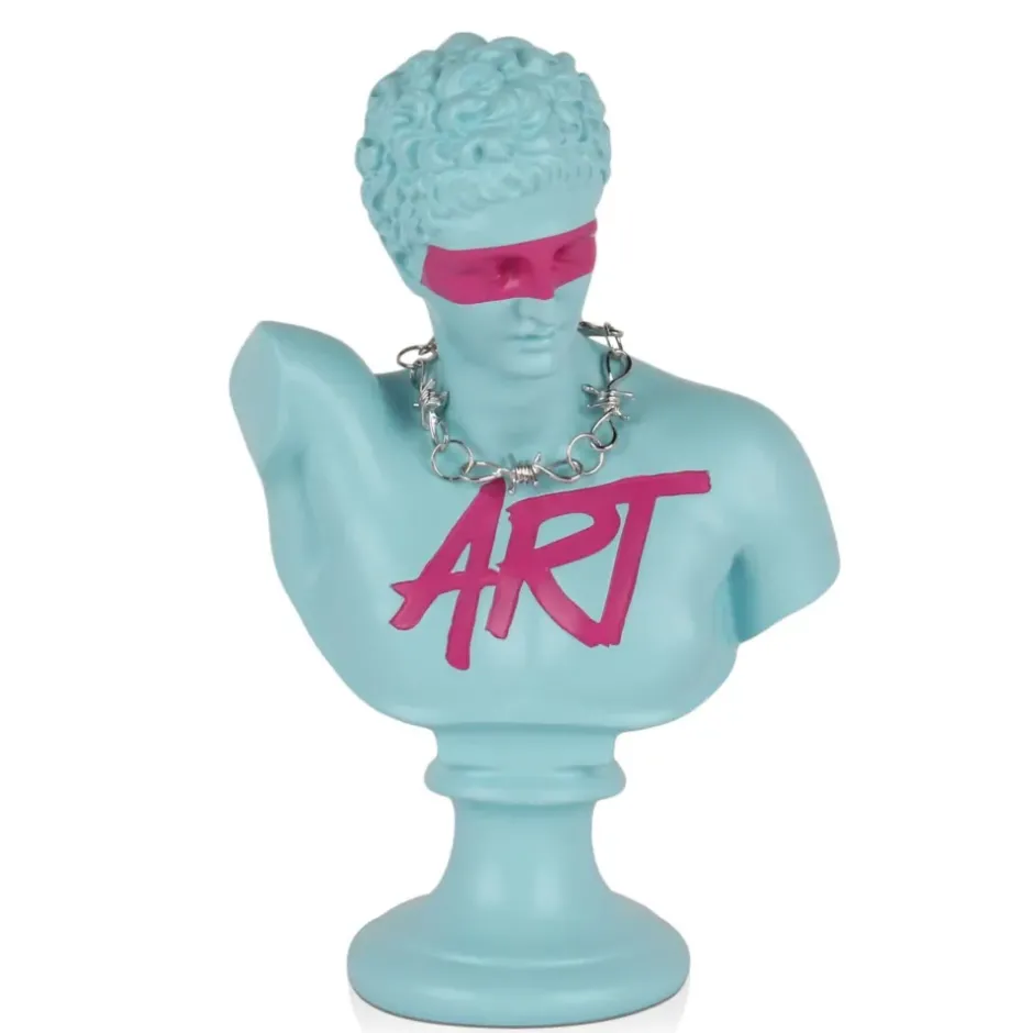 Statues & Sculptures Figurative|Table Top^Pop Art Titan 35cm Blu Blue Resin Indoor Sculpture