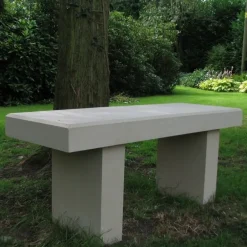Statues & Sculptures Stone Benches^Pure Straight Modern Stone Garden Bench