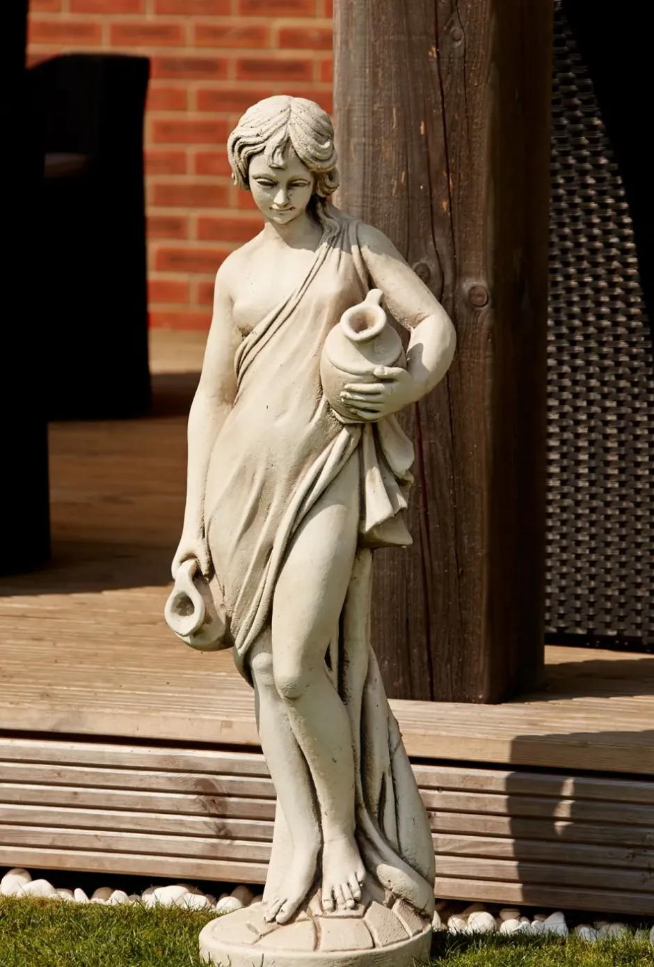 Statues & Sculptures Greek^Purity Maiden Stone Garden Statue