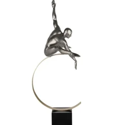 Statues & Sculptures Figurative|Floor Standing^Quantum Leap 80cm Anthracite Resin Indoor Sculpture