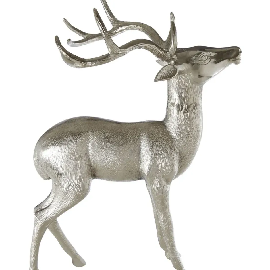 Statues & Sculptures Table Top|Animals^Regal Deer 70cm Metal Indoor Statue