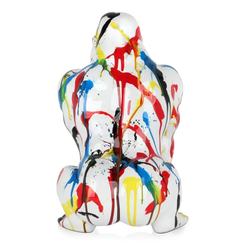 Statues & Sculptures Table Top|Abstract^Regal Orangutan 38cm Multicolour Resin Indoor Sculpture