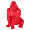 Statues & Sculptures Table Top|Animals^Regal Orangutan 38cm Red Resin Indoor Sculpture