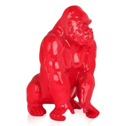 Statues & Sculptures Table Top|Animals^Regal Orangutan 38cm Red Resin Indoor Sculpture