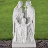 Statues & Sculptures Jesus|Virgin Mary^Religious Family 50cm Marble Resin Garden Statue