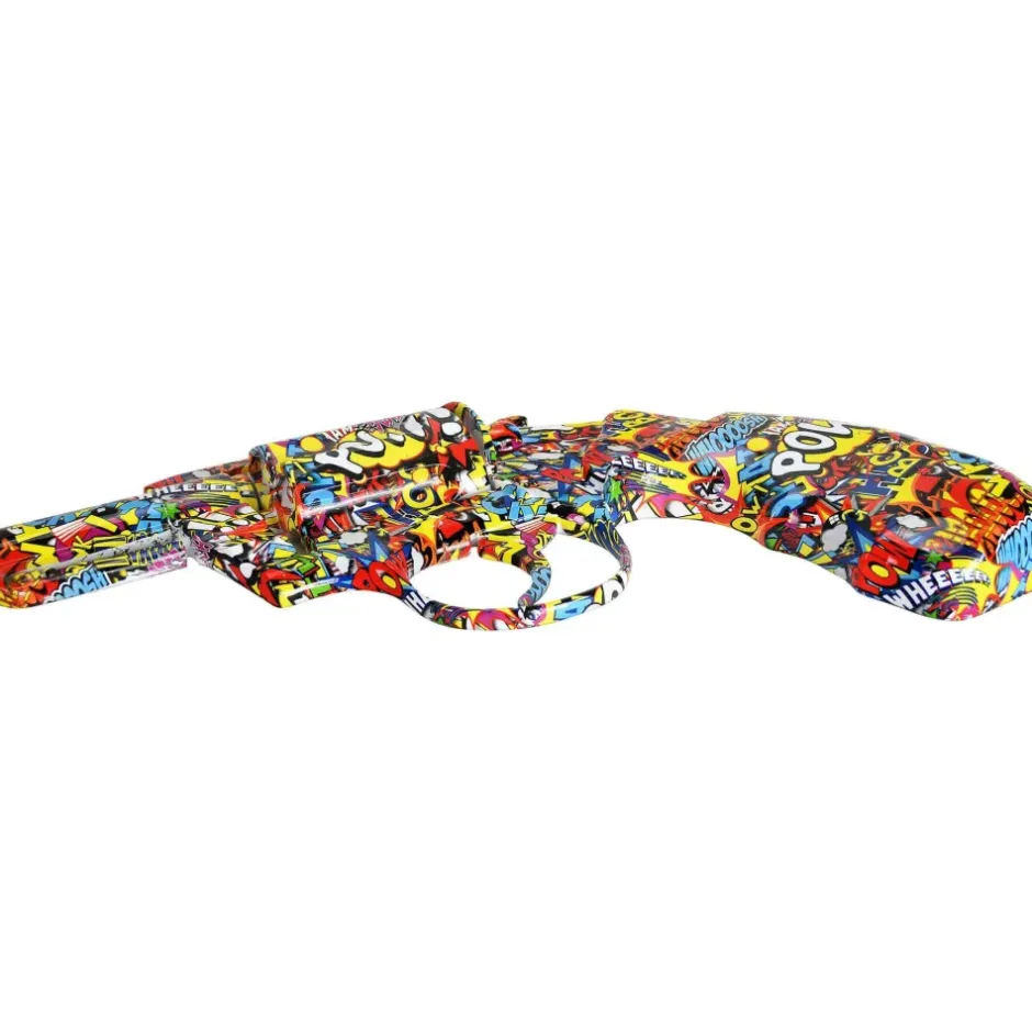Statues & Sculptures Wall Art|Pop Art^Retro Revolver 32cm Comic Art Resin Wall Sculpture