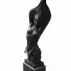 Statues & Sculptures Contemporary|Modern^Reveal Black Marble 170cm Garden Statue on Pedestal