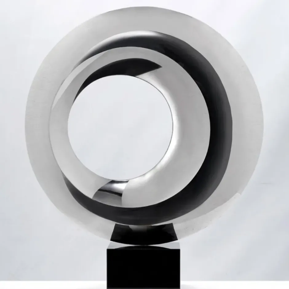 Statues & Sculptures Contemporary|Contemporary^Revolution 88cm Metal Stainless Steel Indoor Sculpture