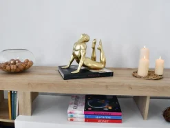 Statues & Sculptures Figurative|Table Top^Rising Core 24cm Gold Resin Indoor Sculpture
