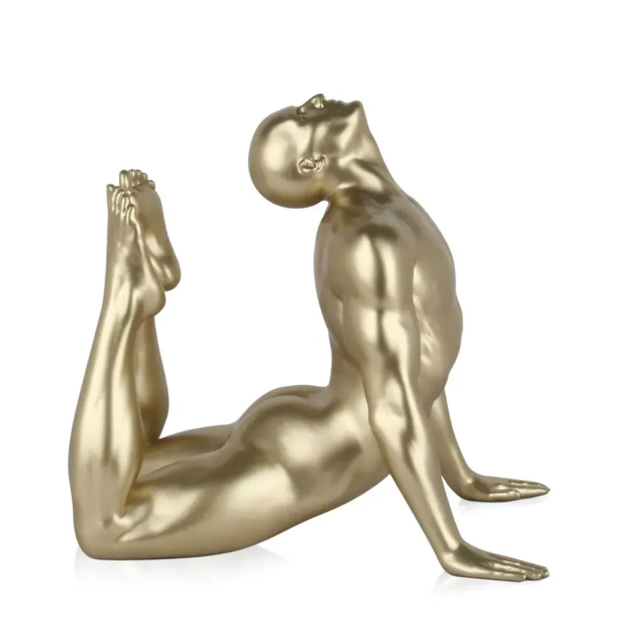 Statues & Sculptures Figurative|Table Top^Rising Core 24cm Gold Resin Indoor Sculpture