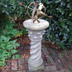 Statues & Sculptures Armillary Sundials^Roman Armillary Stone Garden Sundial