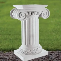 Statues & Sculptures Plinths & Pedestals^Roman 75cm Marble Resin Garden Pedestal