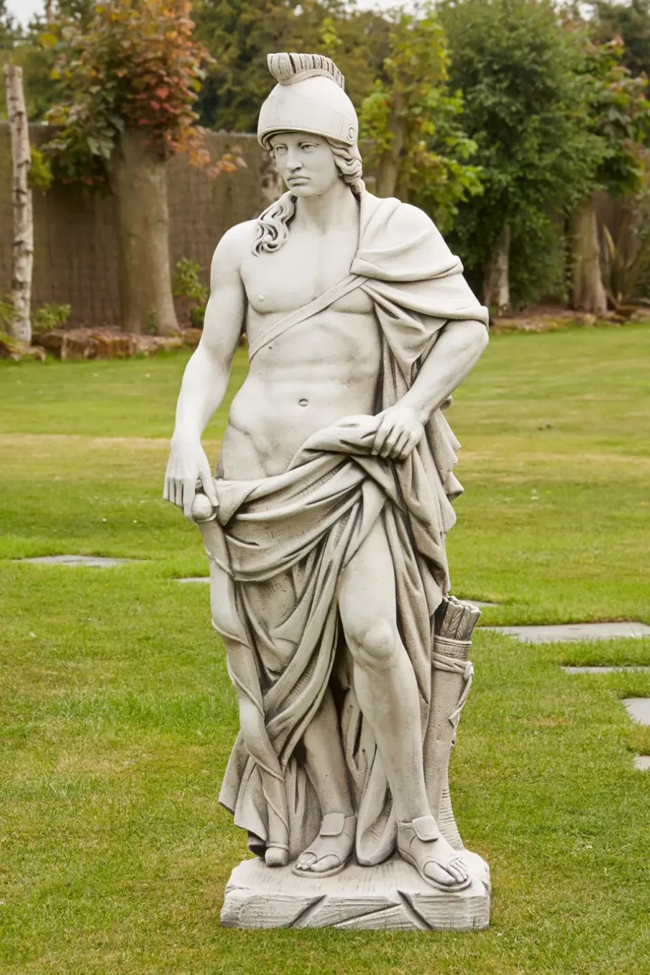 Statues & Sculptures Roman^Roman Empire Gladiator Stone Garden Statue