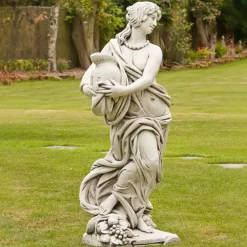 Statues & Sculptures Roman^Roman Goddess Gladiator Stone Garden Statue
