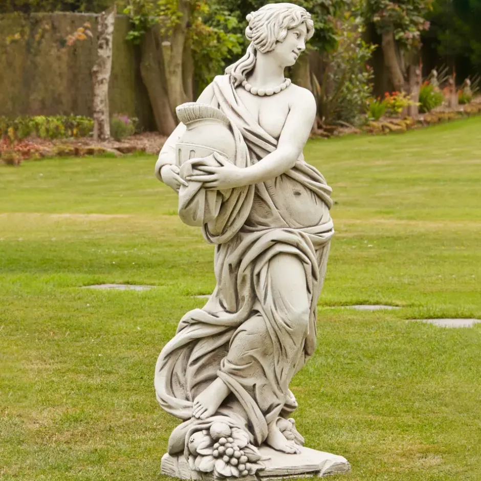 Statues & Sculptures Roman^Roman Goddess Gladiator Stone Garden Statue