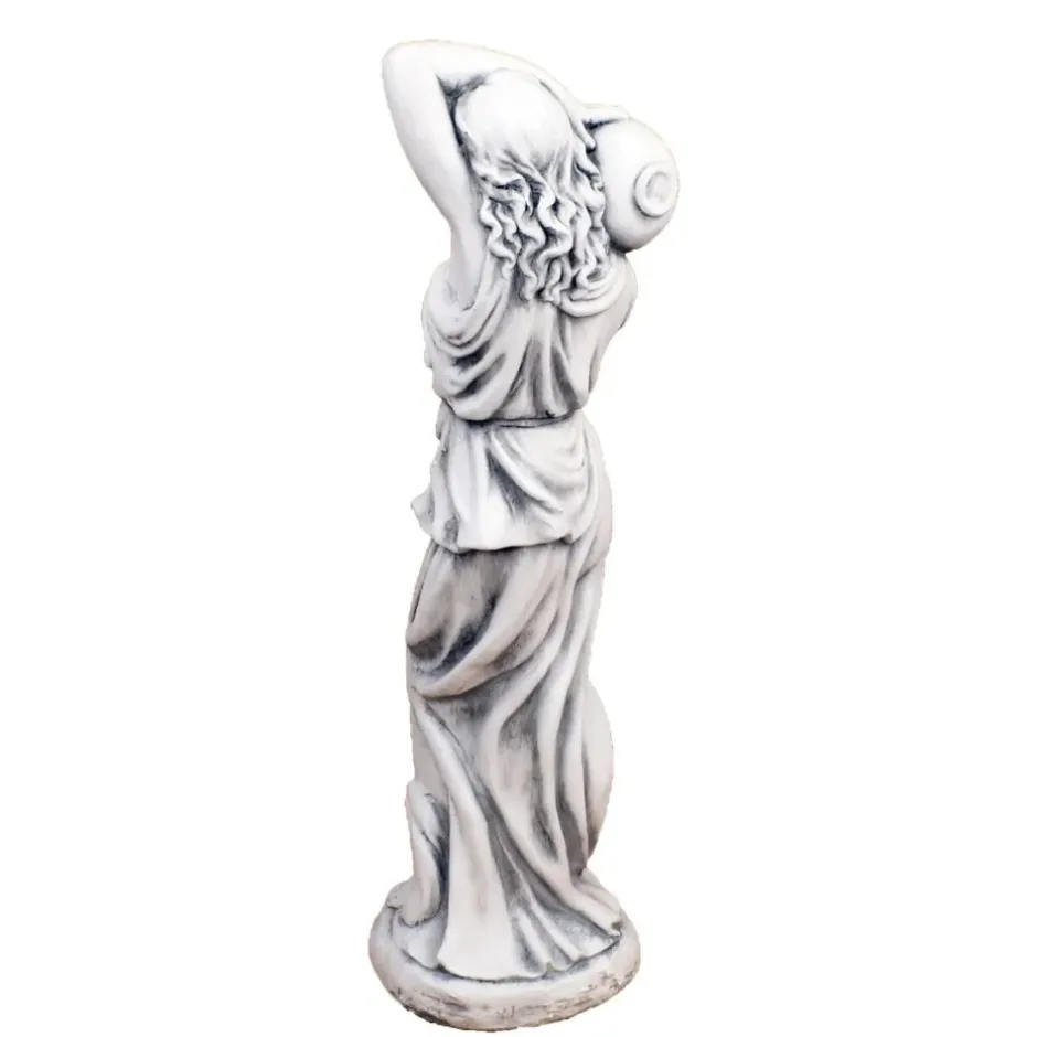 Statues & Sculptures Roman^Roman Goddess with Urn 84cm Stone Resin Garden Statue