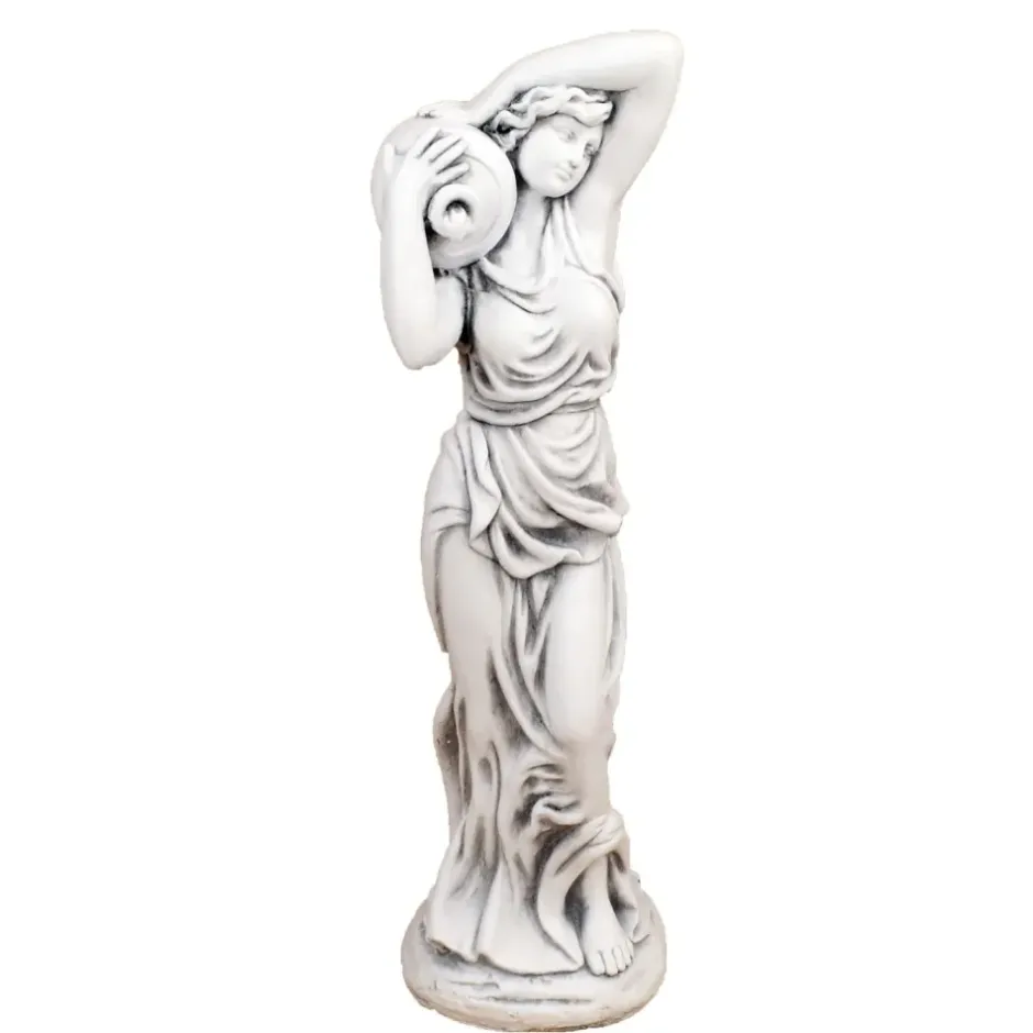 Statues & Sculptures Roman^Roman Goddess with Urn 84cm Stone Resin Garden Statue