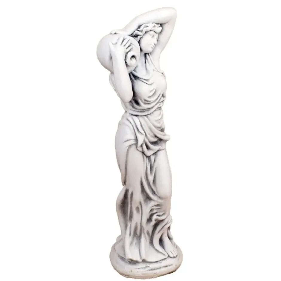 Statues & Sculptures Roman^Roman Goddess with Urn 84cm Stone Resin Garden Statue