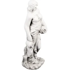 Statues & Sculptures Roman^Roman Goddess with Urns 79cm Stone Resin Garden Statue