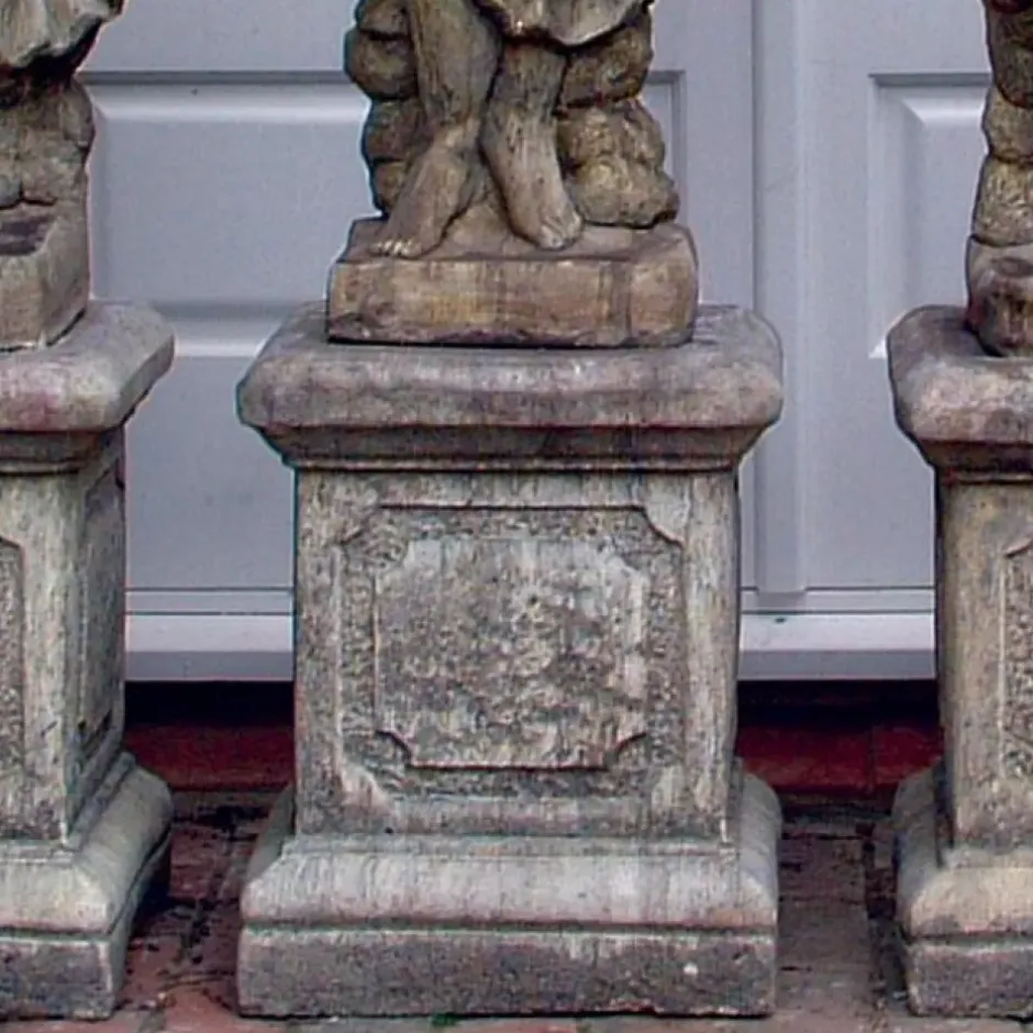 Statues & Sculptures Plinths & Pedestals^Roman Square Column Stone Garden Pedestal