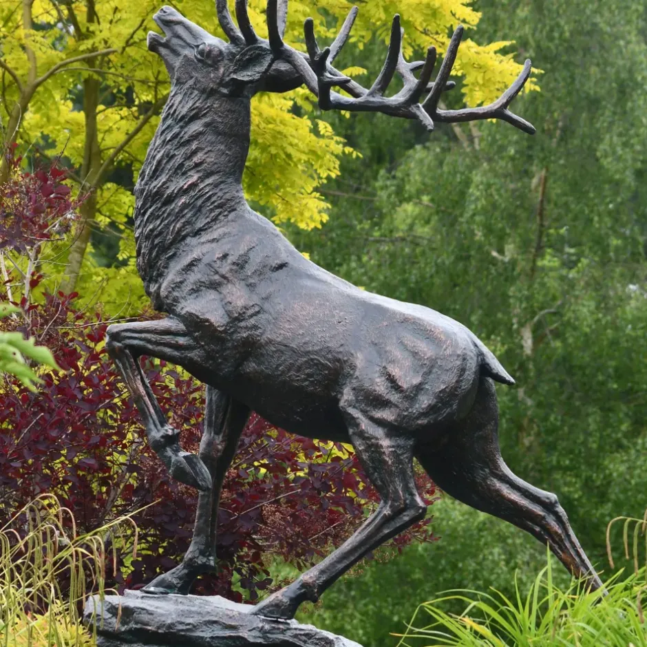 Statues & Sculptures Stags & Deers^Royal Deer 213cm Bronze Metal Garden Statue
