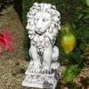 Statues & Sculptures Wildlife|Lions^Royal Lion Antique Stone Garden Statue